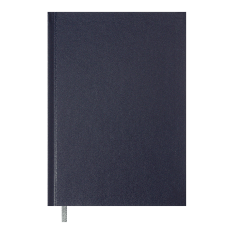 Книга записна OPTIMAL, А5, 64 арк., клітинка, темно-синя, бум вініл, BM.25514101-03 BUROMAX